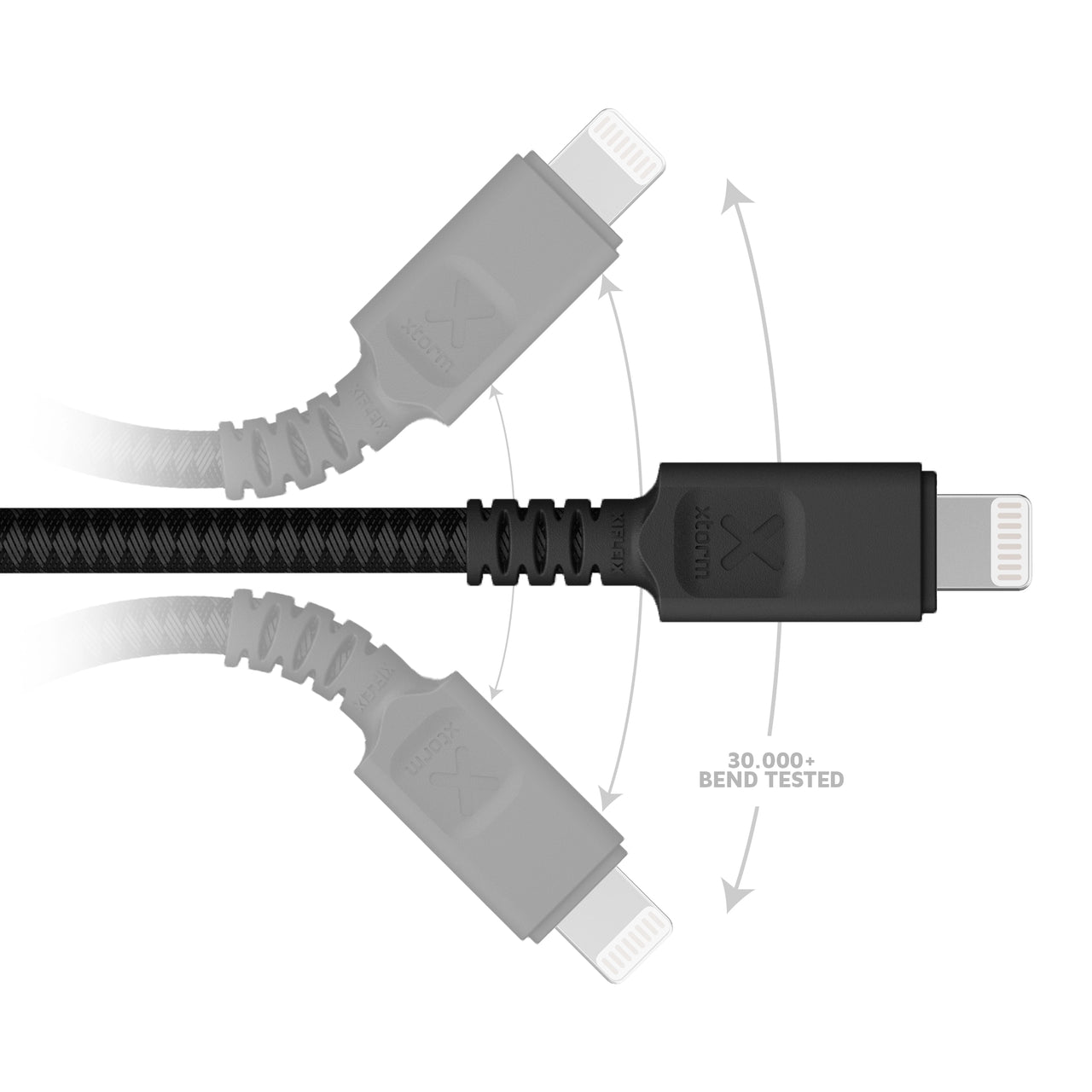 Next Gen Cable USB-C to Lightning (1,5m) Black