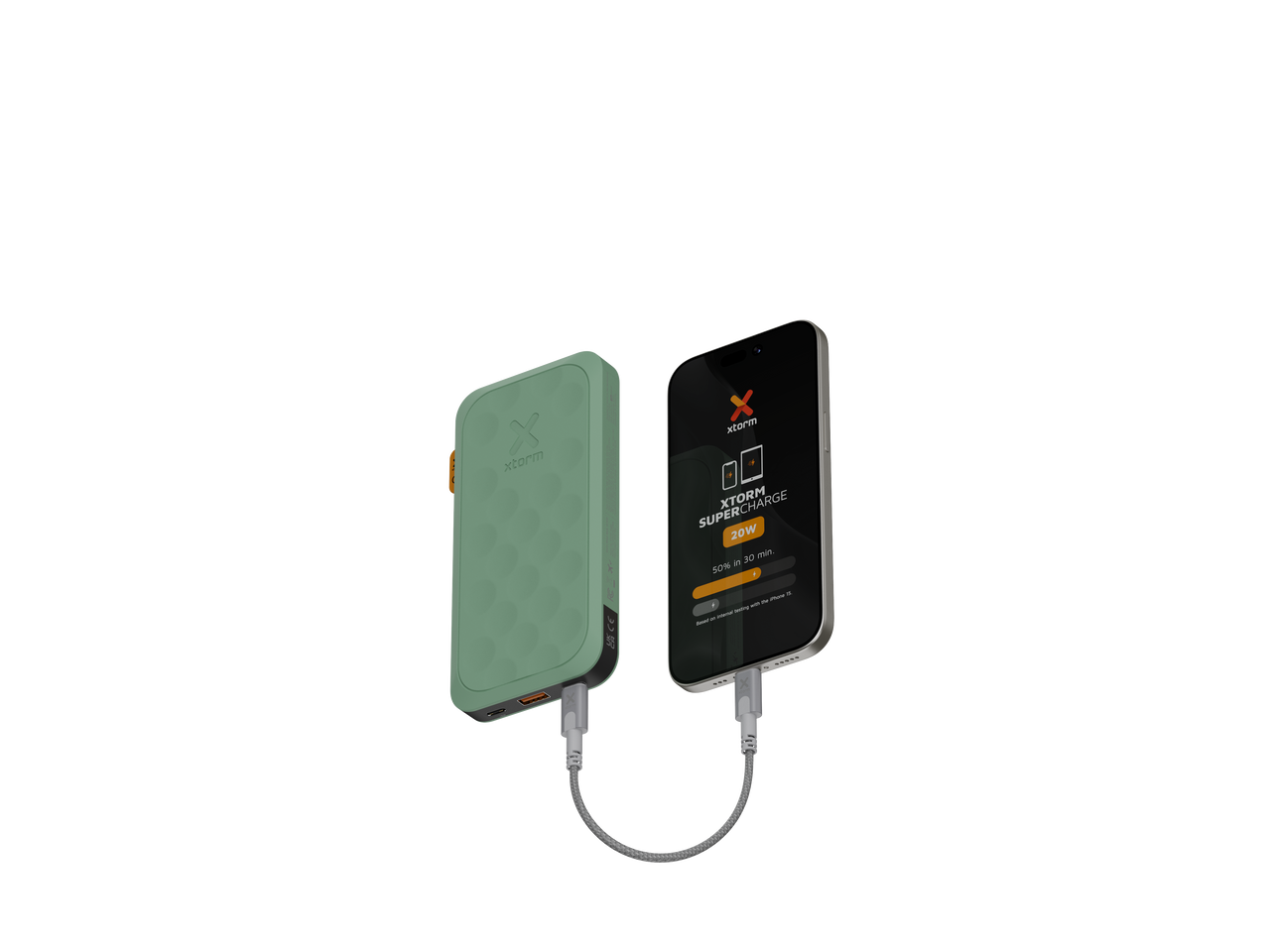Powerbank 20W - 10.000 mAh - Fuel Series 5 - Vert Sage