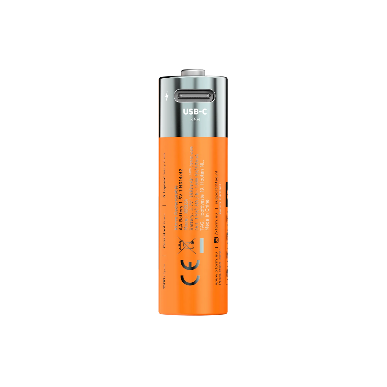 Rechargeable AA Batteries with USB-C - 4 Pack