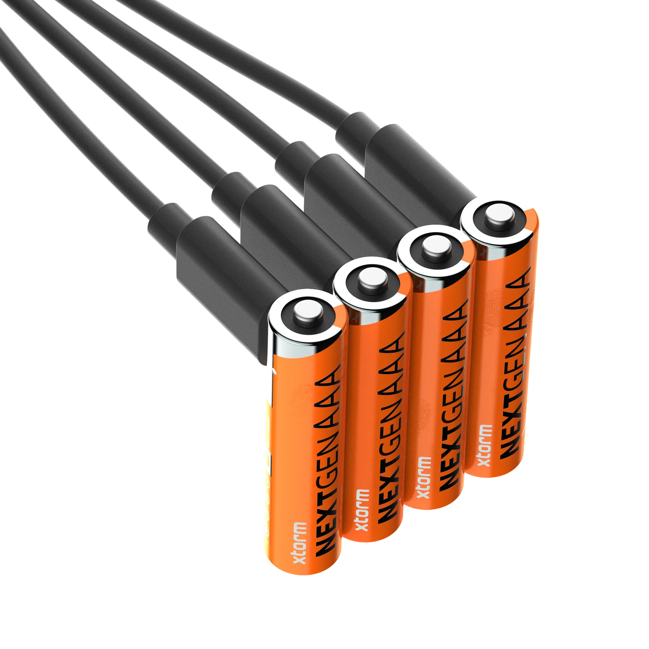 Rechargeable AAA Batteries with USB-C - 4 Pack