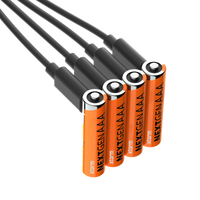 Thumbnail for Rechargeable AAA Batteries with USB-C - 4 Pack