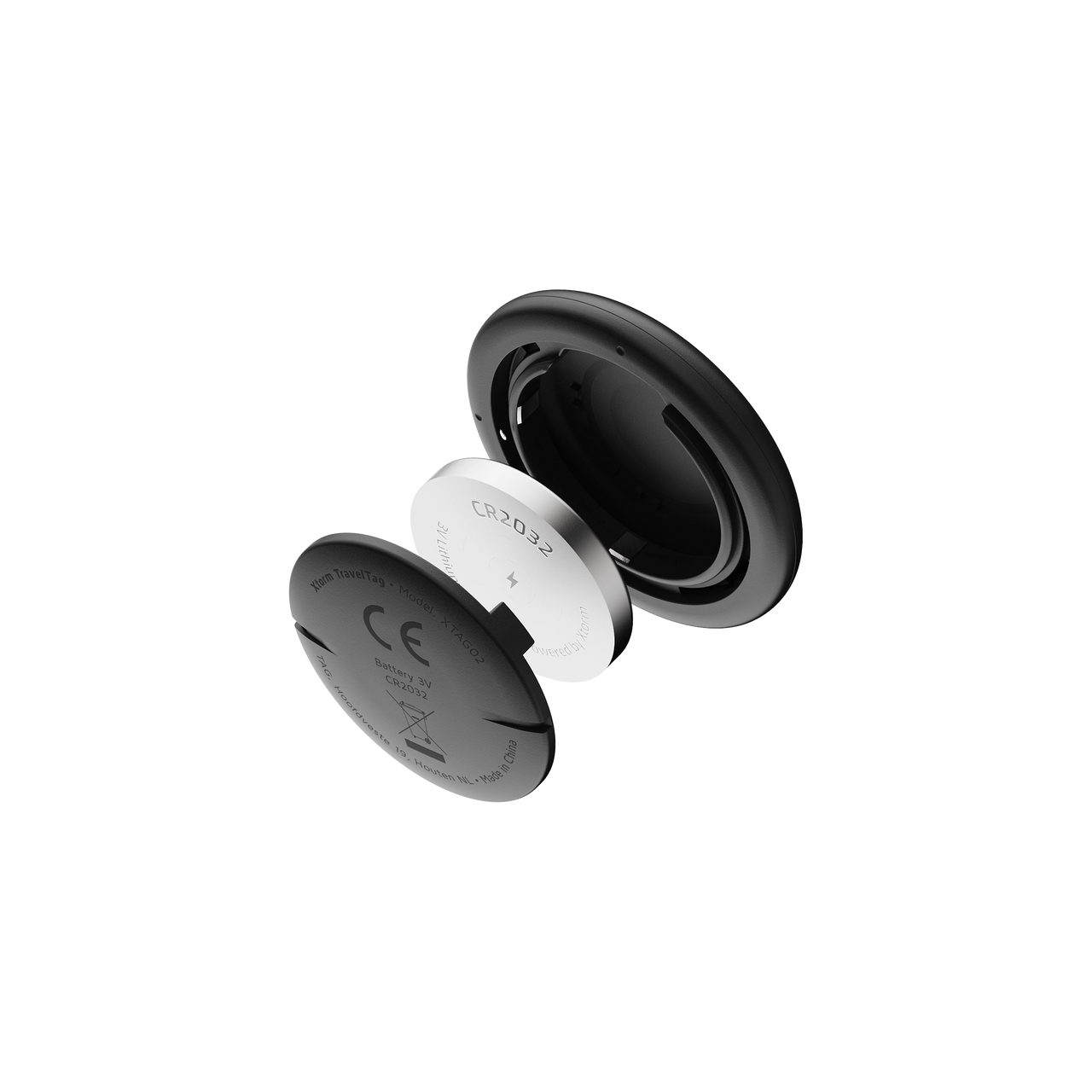 TravelTag for iPhone (iOS) - Water-resistant - Charcoal Black