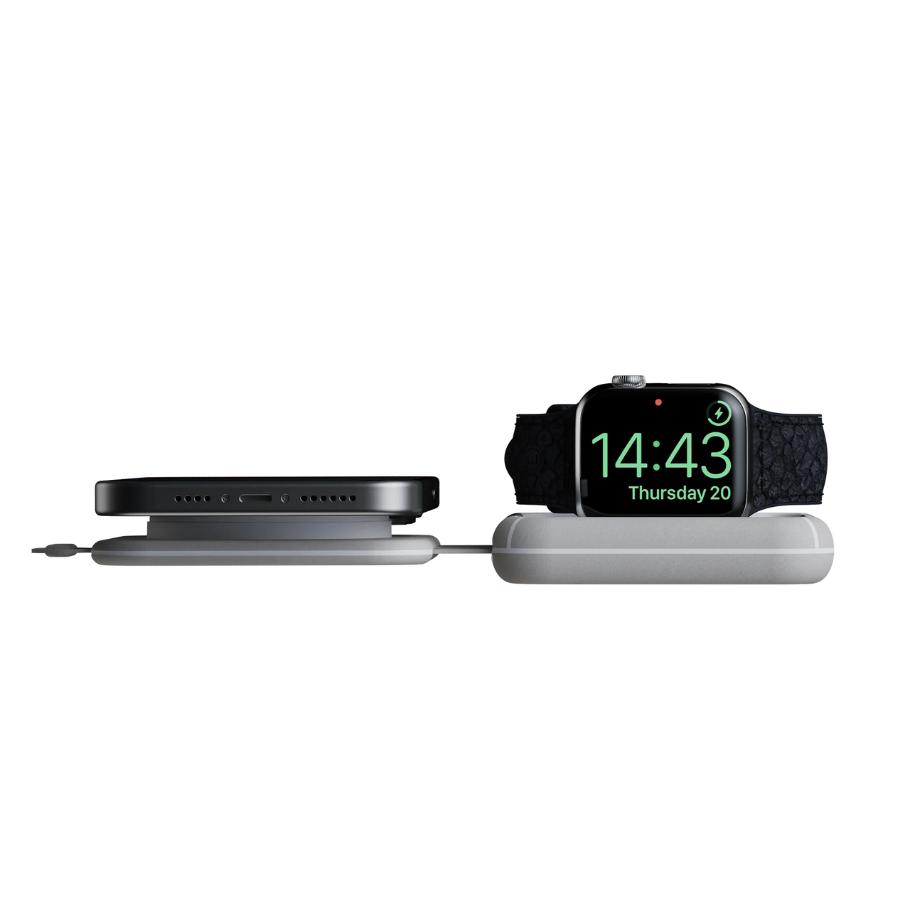 Chargeur de voyage sans fil pliable 2 en 1