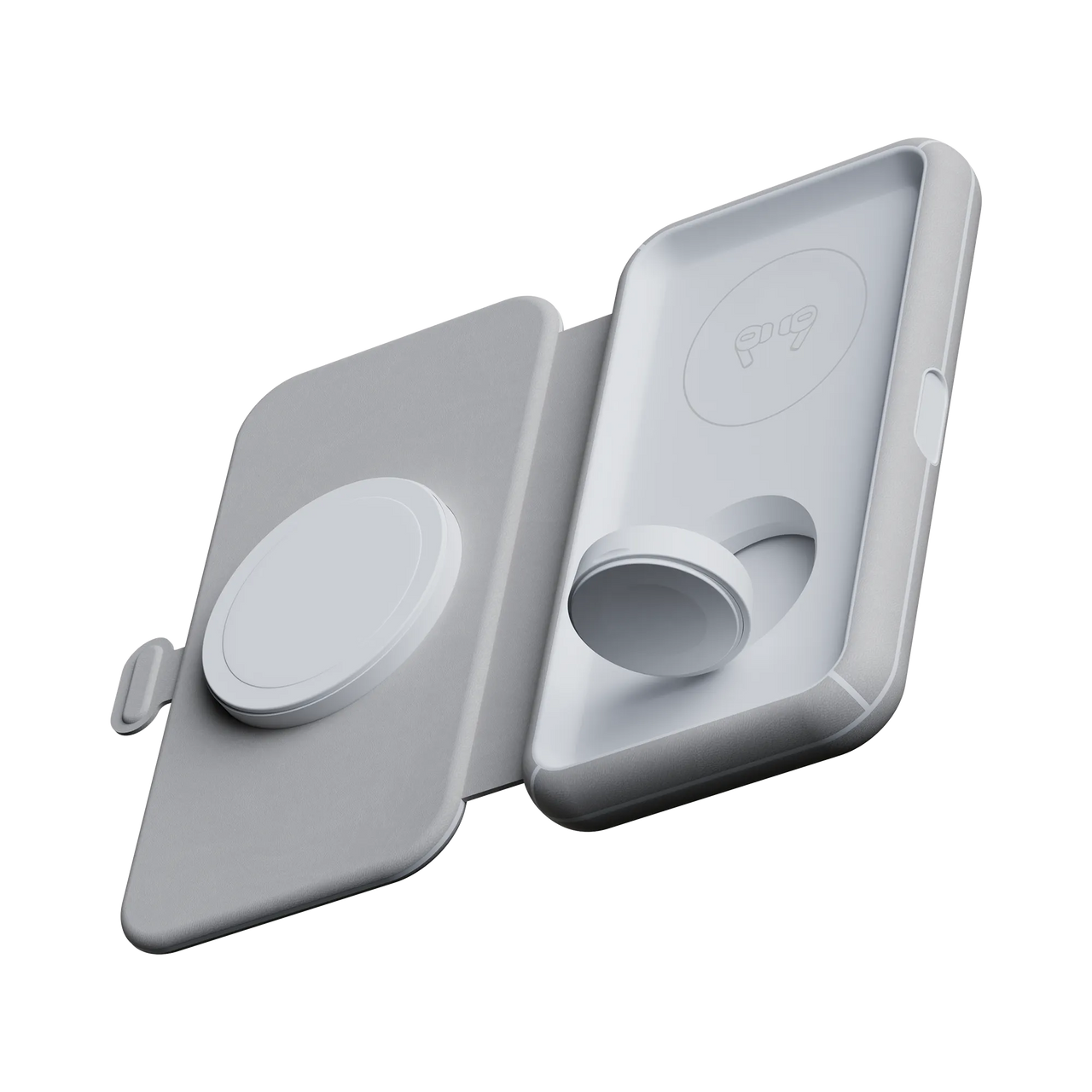 Chargeur de voyage sans fil pliable 3en1