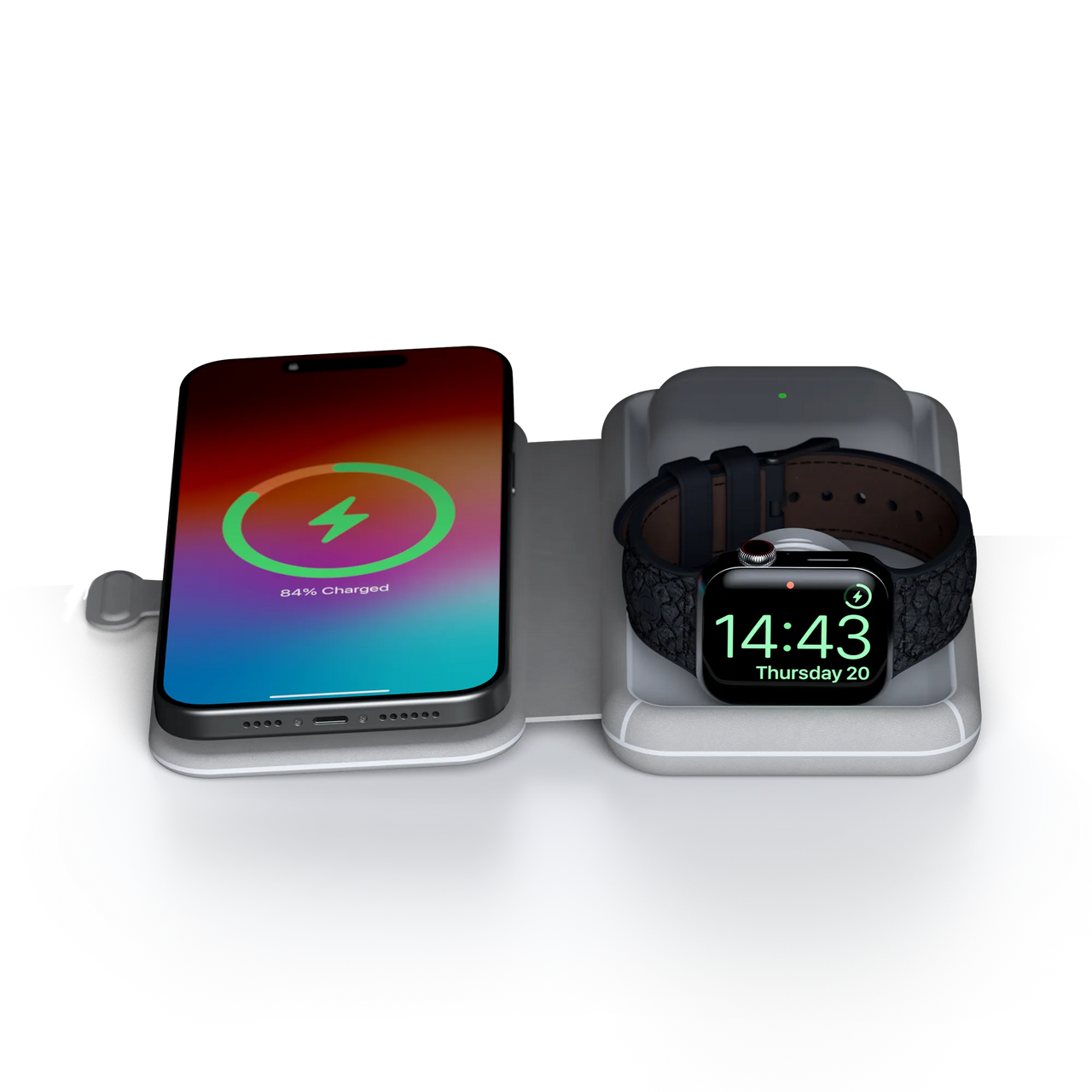 Chargeur de voyage sans fil pliable 3en1