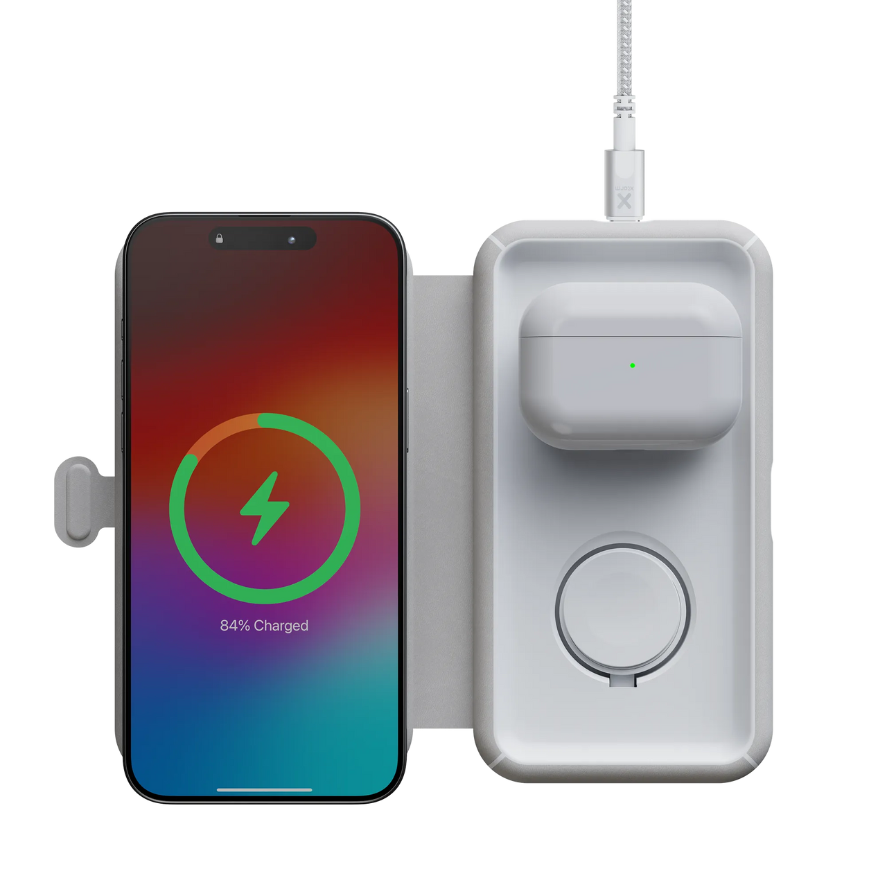 Chargeur de voyage sans fil pliable 3en1