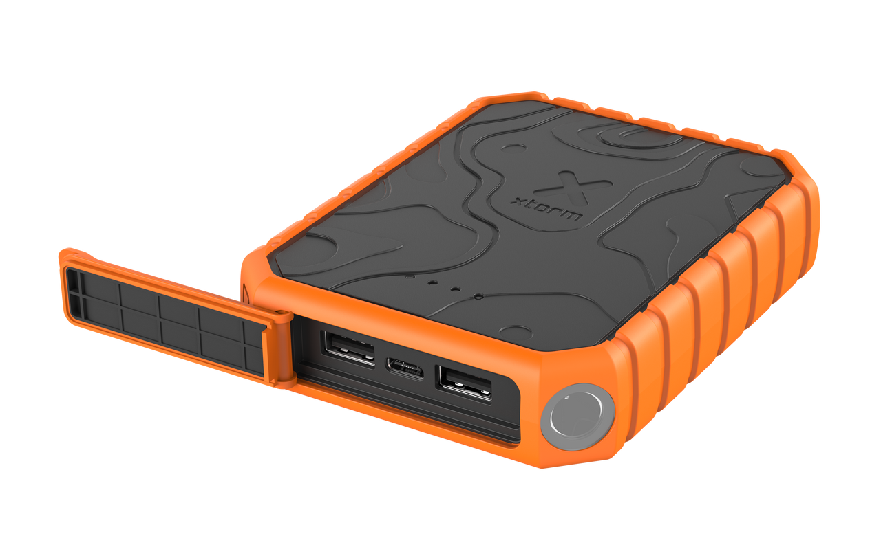 Xtreme Power Bank Rugged 20W - 10.000 mAh - Extérieur - Étanche avec Lampe de Poche - Quick Charge 3.0