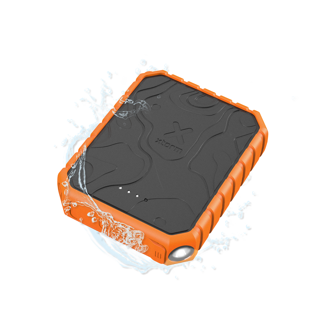Xtreme Power Bank Rugged 20W - 10.000 mAh - Extérieur - Étanche avec Lampe de Poche - Quick Charge 3.0