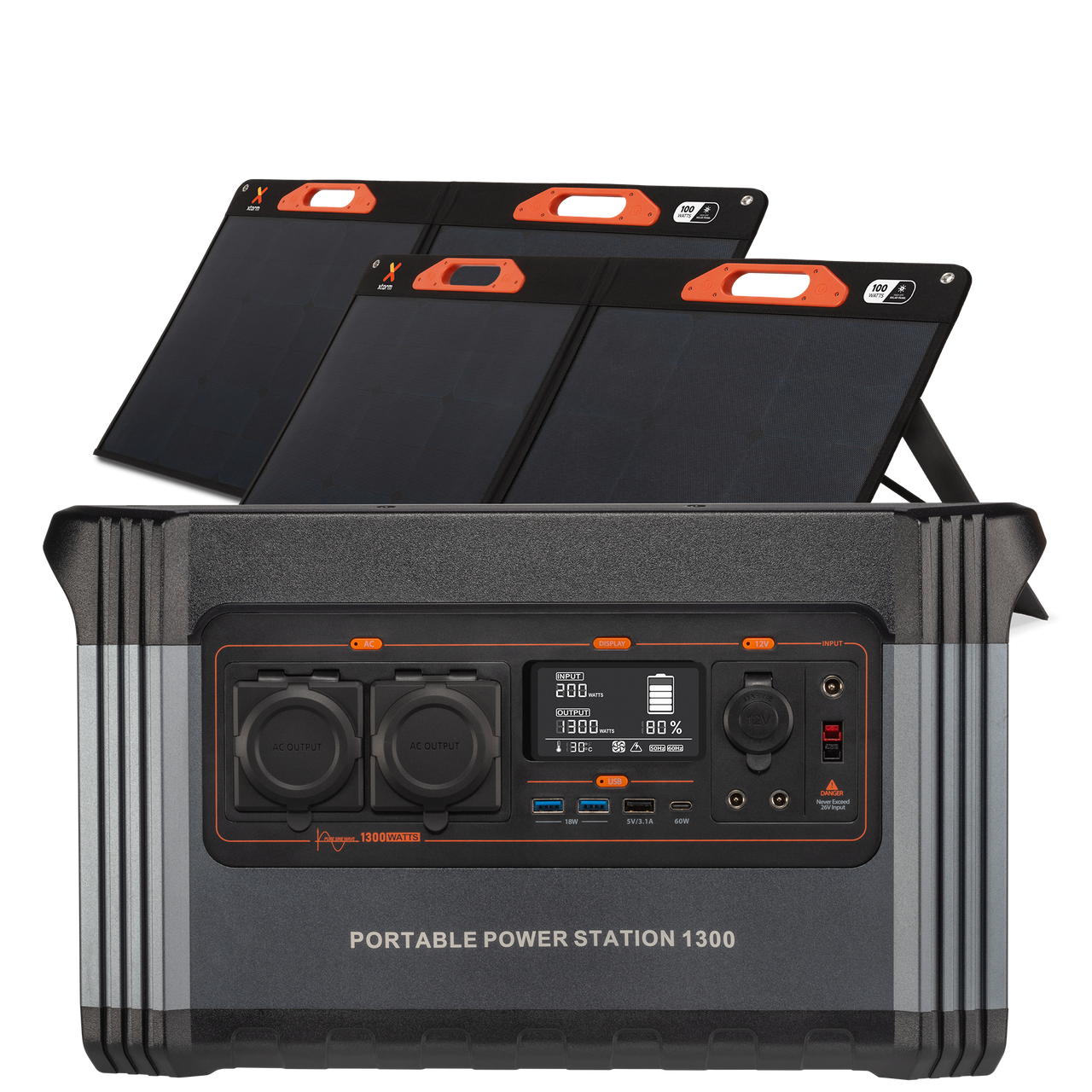 Xtorm 1300W Solar Generator XL – Power Station 1300W + Solar Panel 200W Bundle