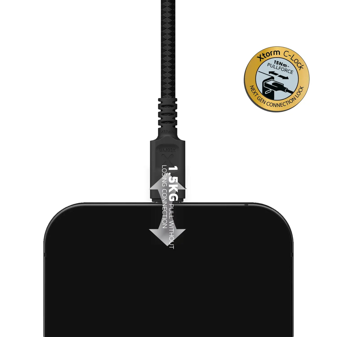 Next Gen Cable USB to USB-C (1,5m) Black