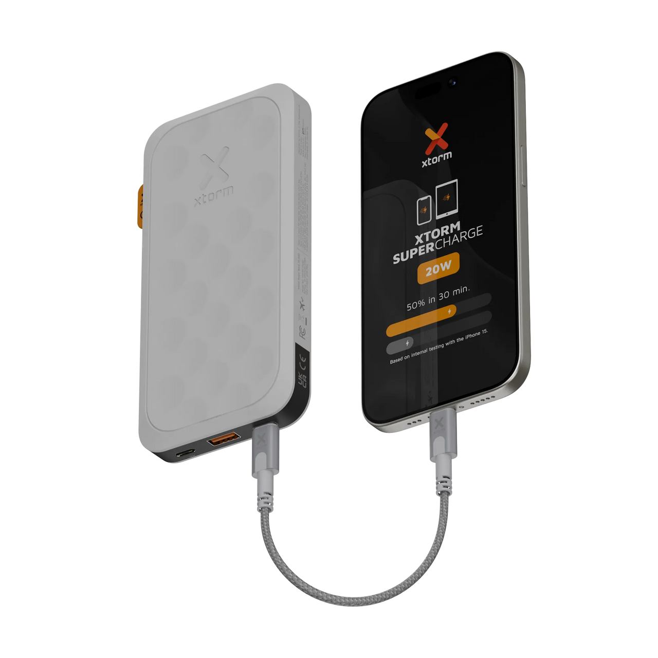 Power Bank 20W - 10.000 mAh - Fuel Series 5 - Blanc Crépuscule