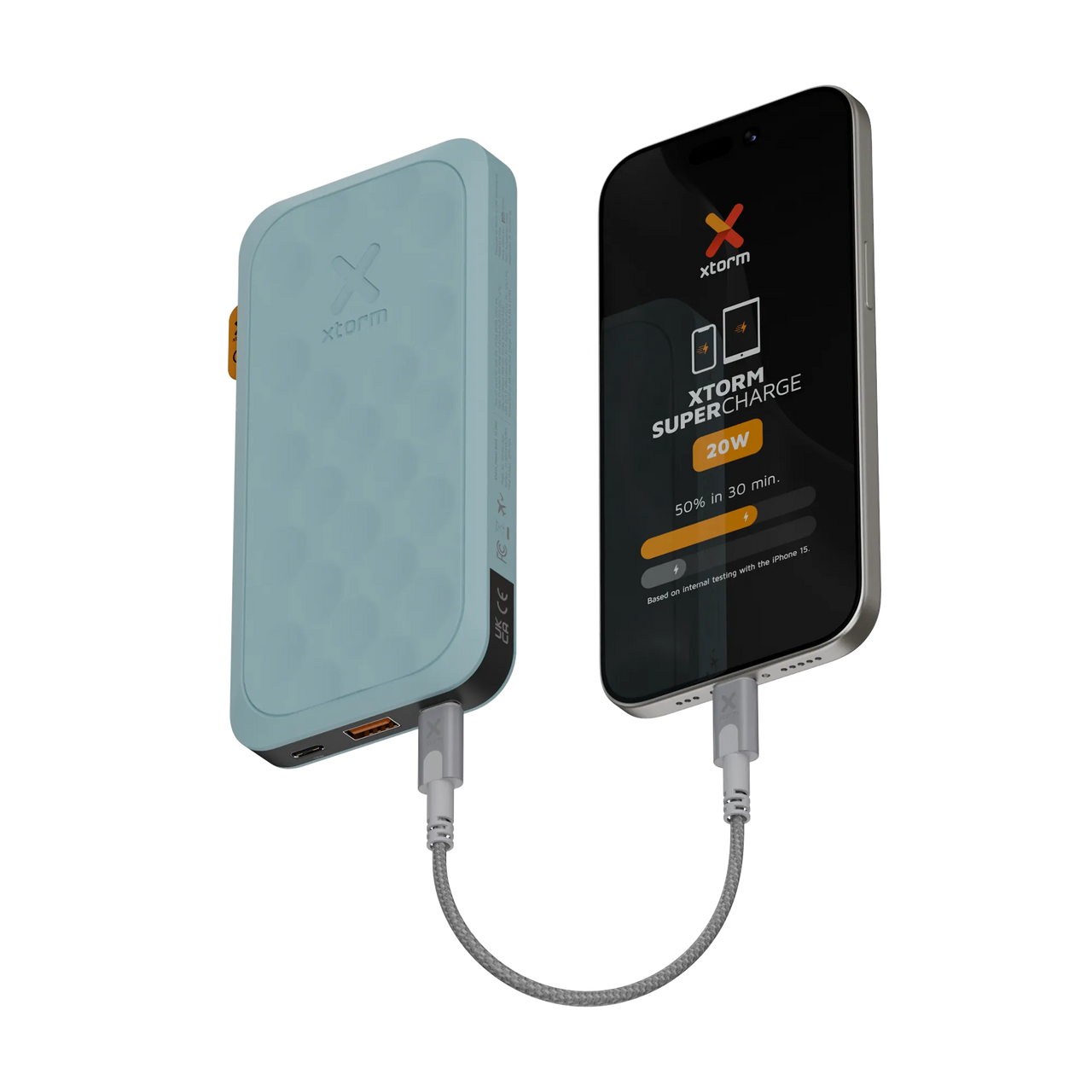 Power Bank 20W - 10.000 mAh - Fuel Series 5 - Bleu Sarcelle