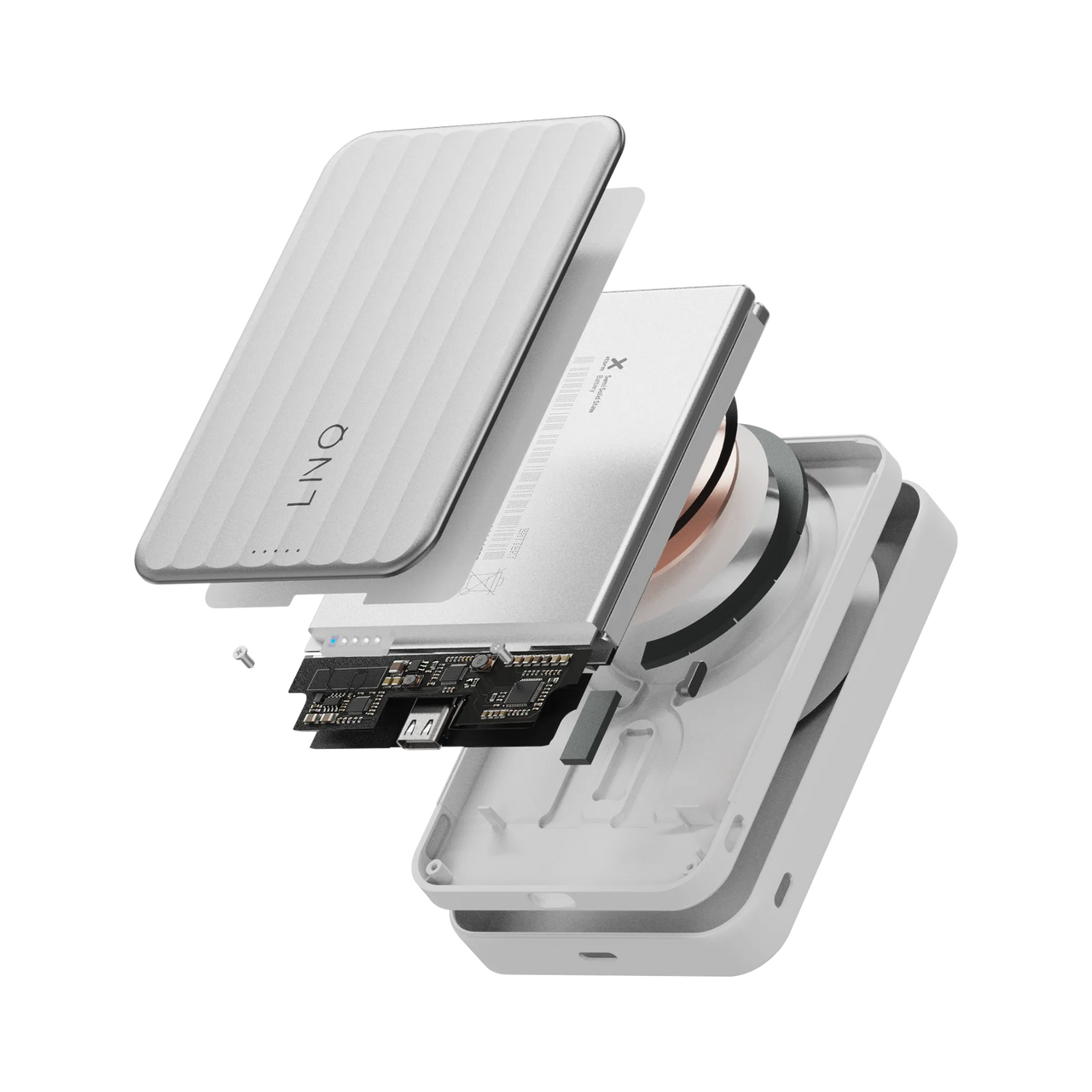 LINQ Semi-solid State Magnetic Power bank 10.000