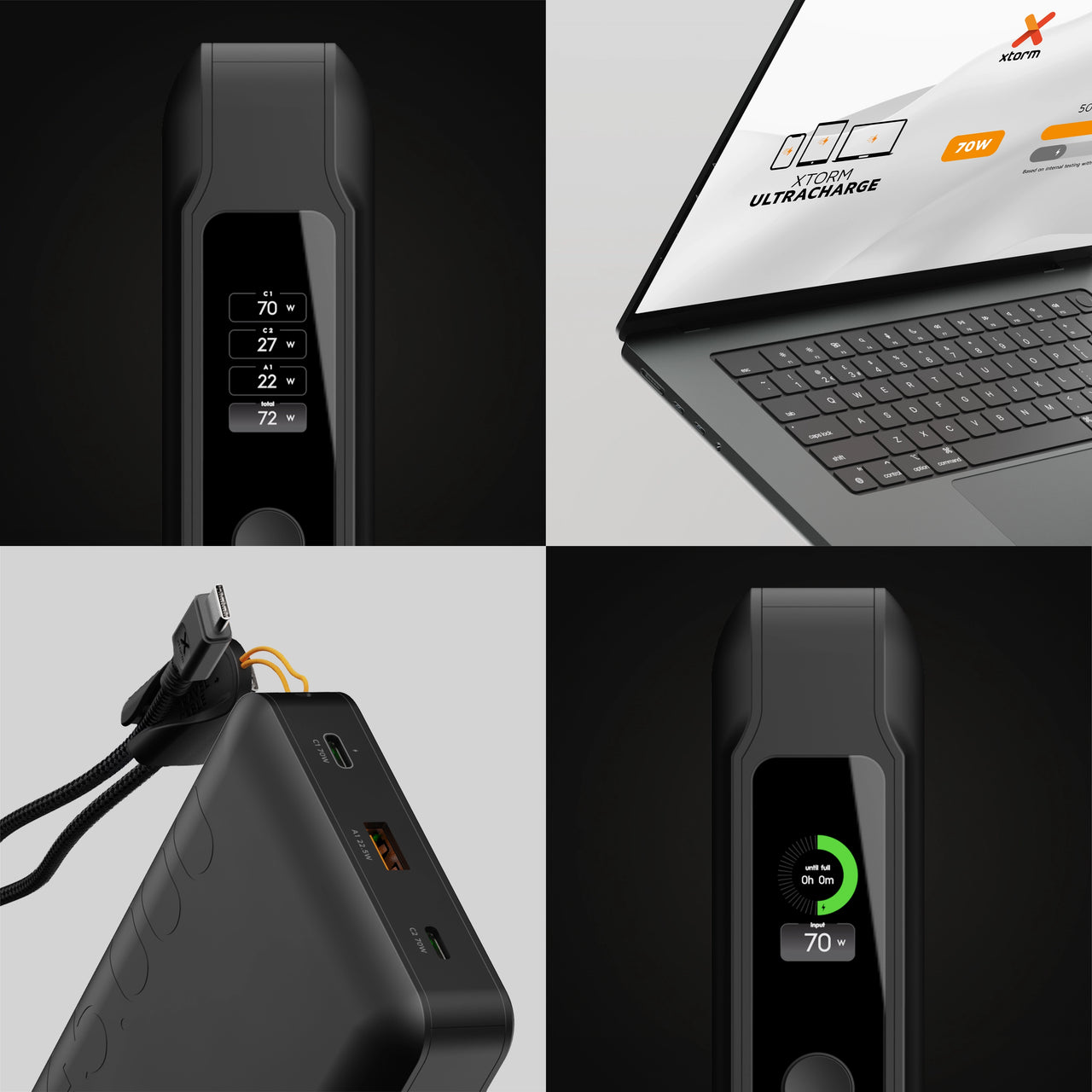 NextGen Powerbank 100W - 45,000 mAh - Midnight Black
