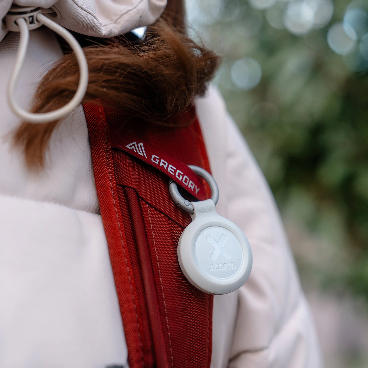 Water-resistant TravelTag - Ash White