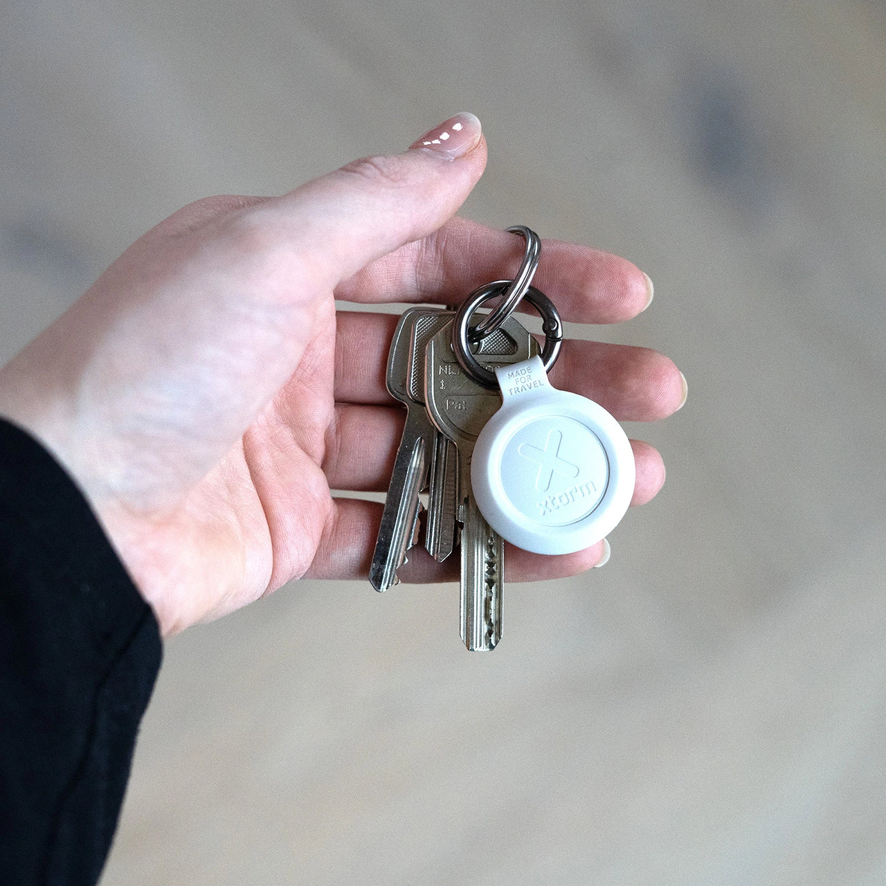 Water-resistant TravelTag - Ash White