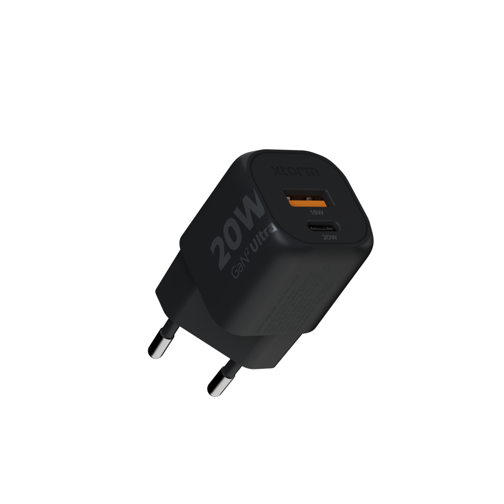 20W GaN2 Ultra Wall Charger - Black