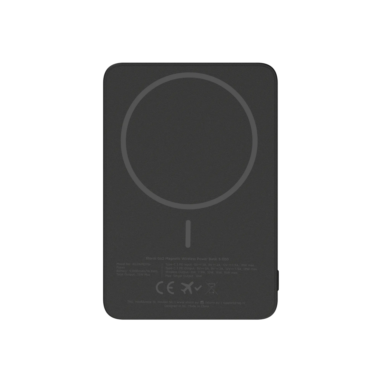 Go2 Wireless Powerbank 5.000 - Charcoal Black