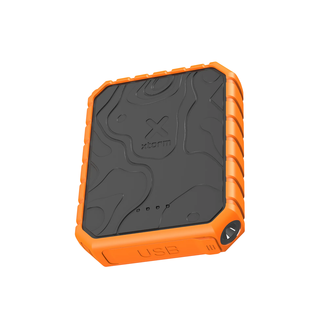 Xtreme Power Bank Rugged 20W - 10.000 mAh - Extérieur - Étanche avec Lampe de Poche - Quick Charge 3.0