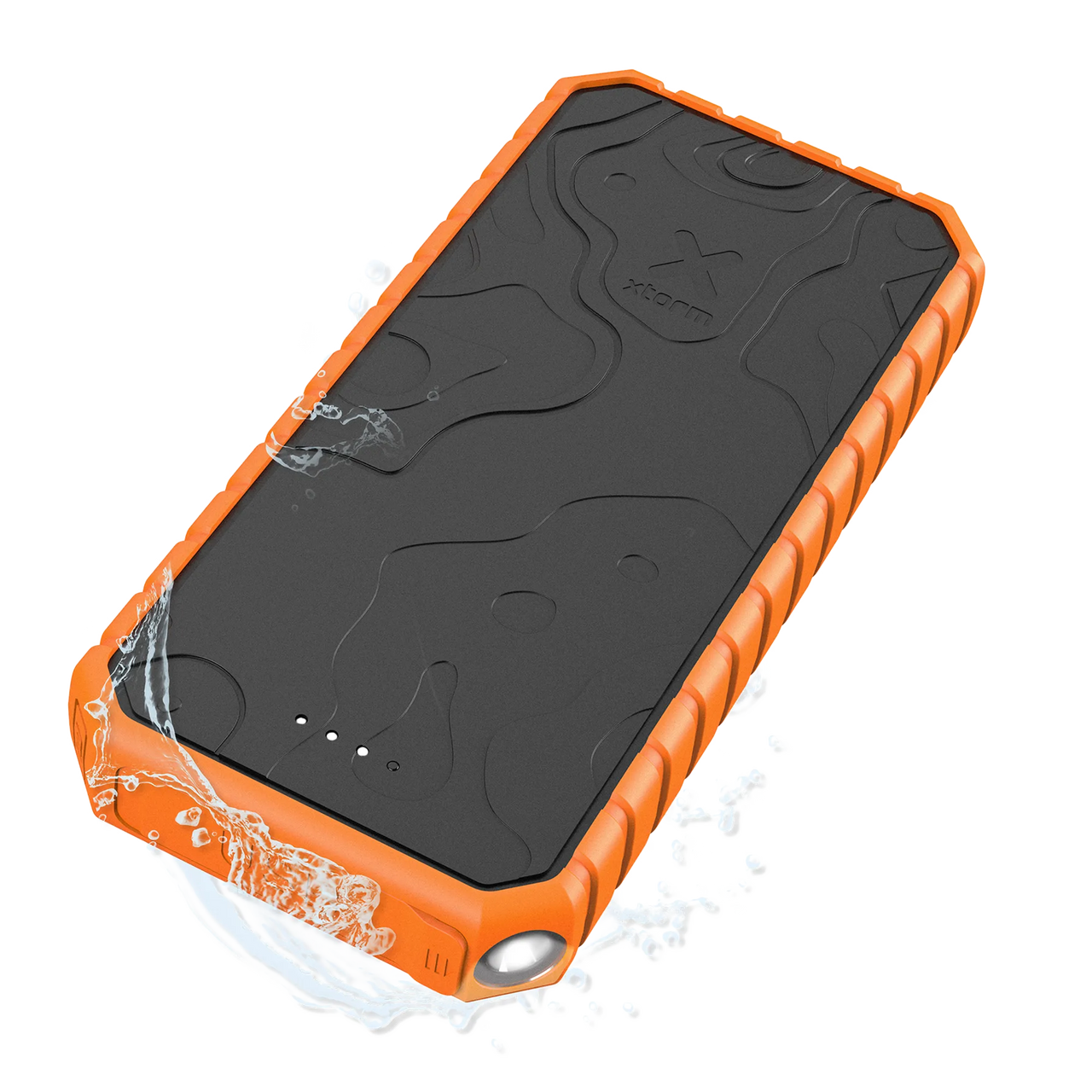 Xtreme Power Bank Robuste 35W - 20.000 mAh - Extérieur - Étanche avec Lampe de Poche - Quick Charge 3.0