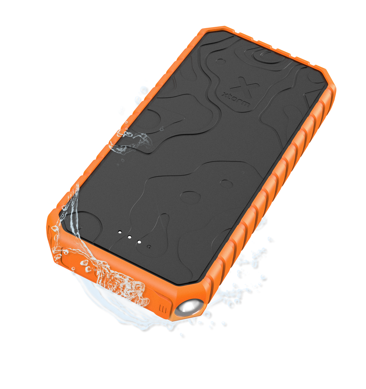 Xtreme Power Bank Robuste 35W - 20.000 mAh - Extérieur - Étanche avec Lampe de Poche - Quick Charge 3.0