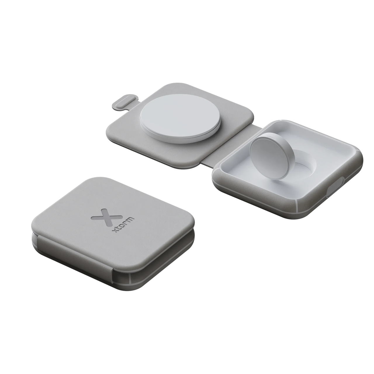 Chargeur de voyage sans fil pliable 2 en 1