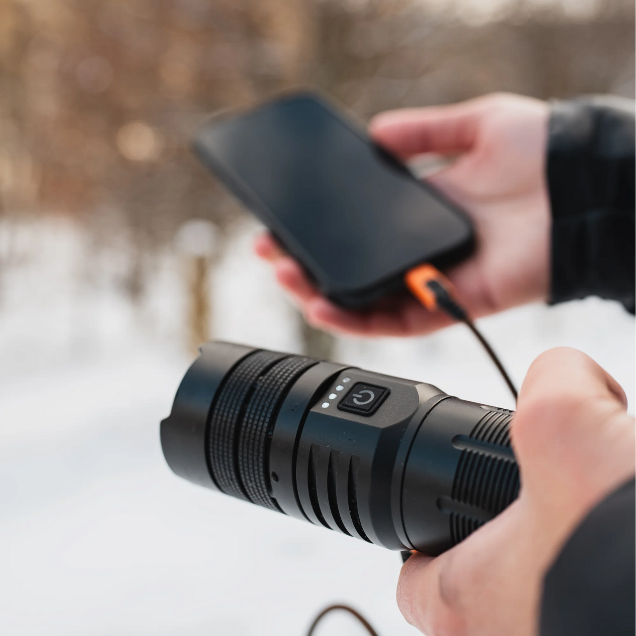 Flashlight Powerbank 10.500 mAh