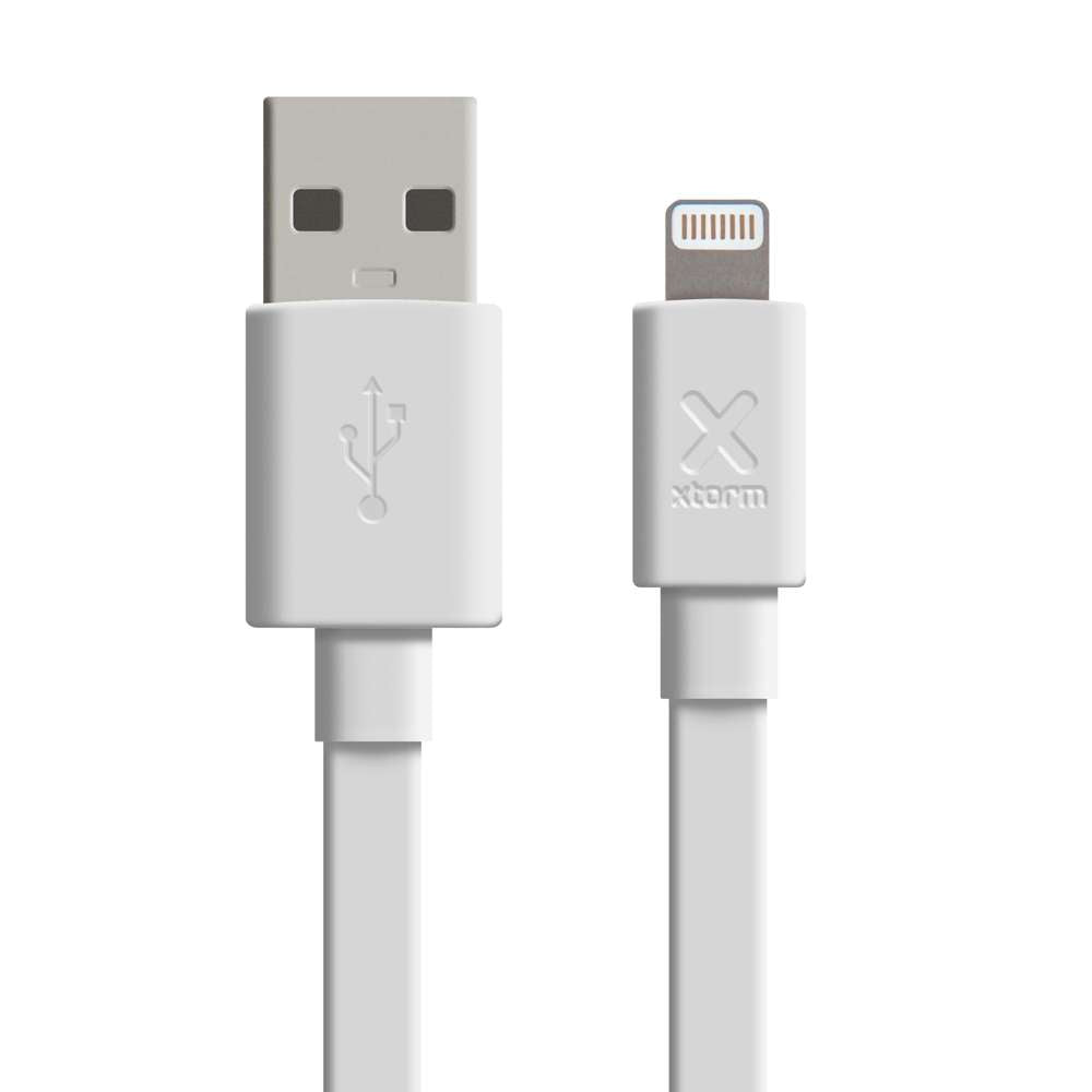Câble plat USB vers Lightning - 3 mètres